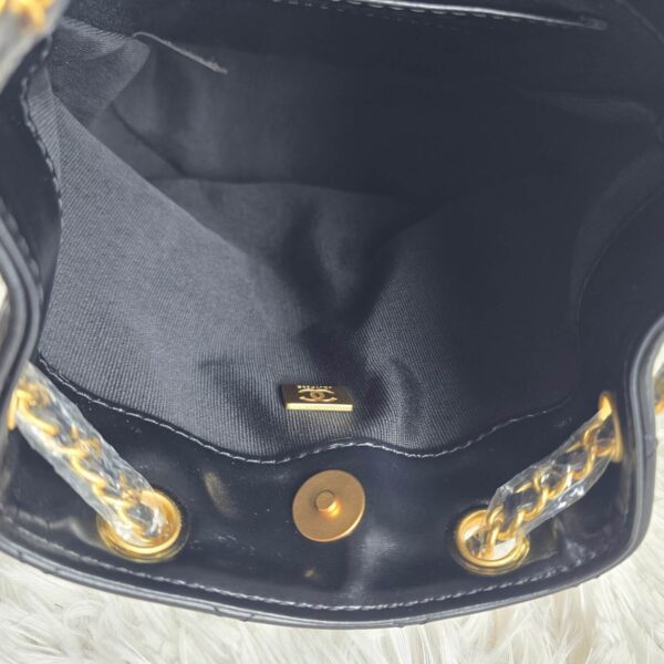 [REP 1:1] Chanel 25C Black Duma Bucket Backpack luxury Bag  For Women, Women's Bags 31cm