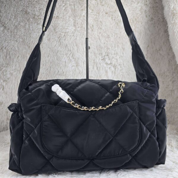 [REP 1:1] Chanel 24N Ski Series Nylon Fabric Large Flannel luxury Bag  For Women, Women's Bags 44cm