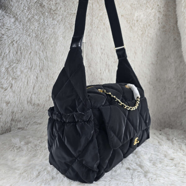 [REP 1:1] Chanel 24N Ski Series Nylon Fabric Large Flannel luxury Bag  For Women, Women's Bags 44cm