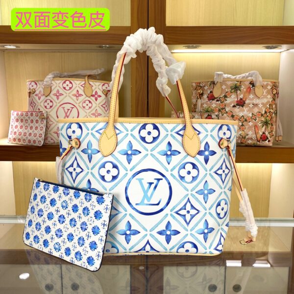 1:1 Replica Louis Vuitton LV Neverfull MM Autres Toiles Monogram 1 Luxury Bag For Women M11263 M25317 M45684 m45685 m40995 - 31 cm