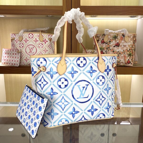 1:1 Replica Louis Vuitton LV Neverfull MM Autres Toiles Monogram 1 Luxury Bag For Women M11263 M25317 M45684 m45685 m40995 - 31 cm