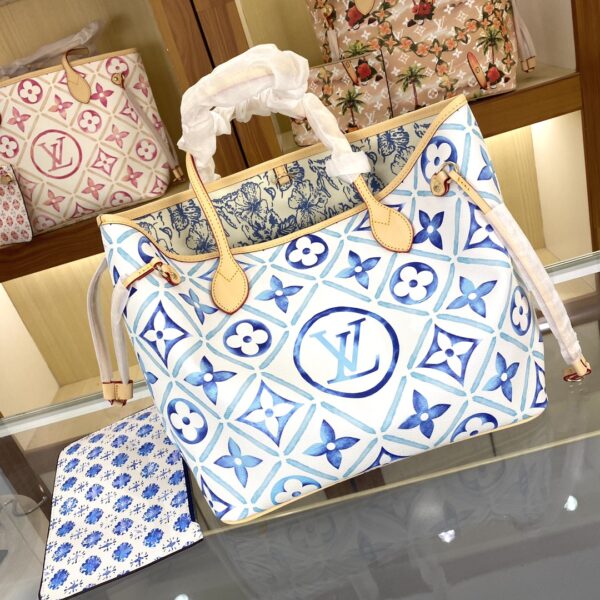 1:1 Replica Louis Vuitton LV Neverfull MM Autres Toiles Monogram 1 Luxury Bag For Women M11263 M25317 M45684 m45685 m40995 - 31 cm