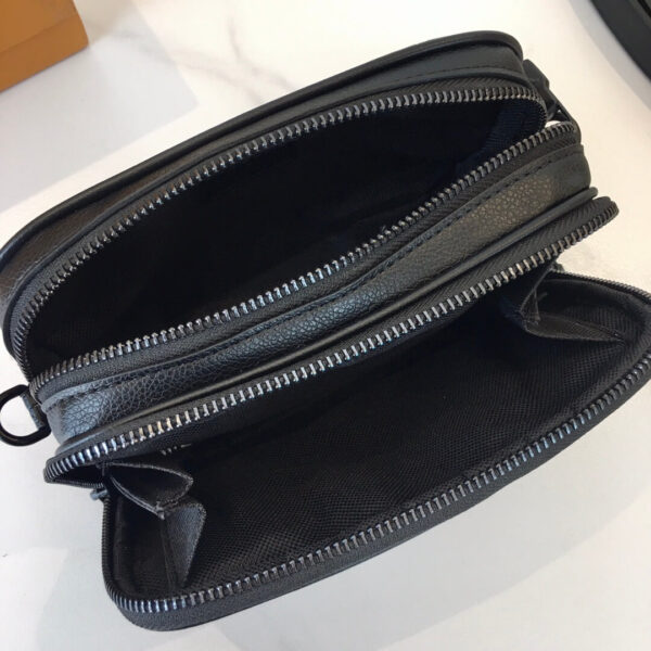 1:1 Replica Louis Vuitton LV Alpha Wearable Wallet Monogram Shadow Leather Unique Bag For Unisex M82544 - 18.5 cm