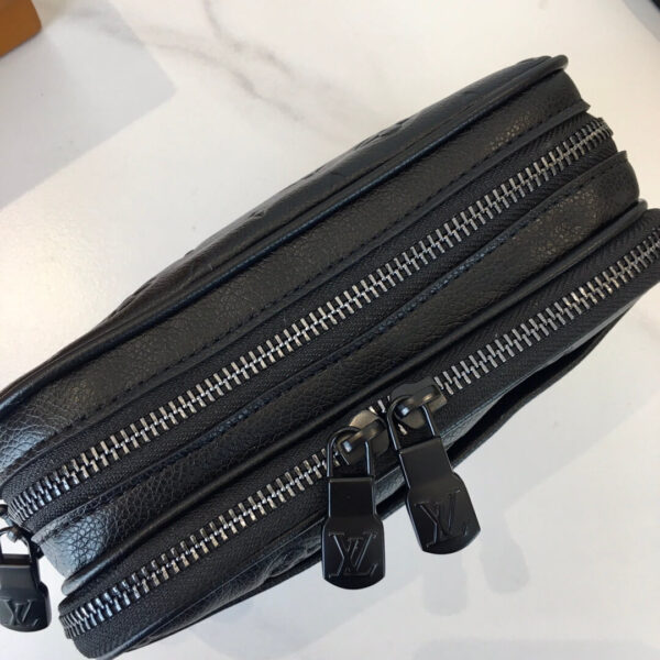 1:1 Replica Louis Vuitton LV Alpha Wearable Wallet Monogram Shadow Leather Unique Bag For Unisex M82544 - 18.5 cm