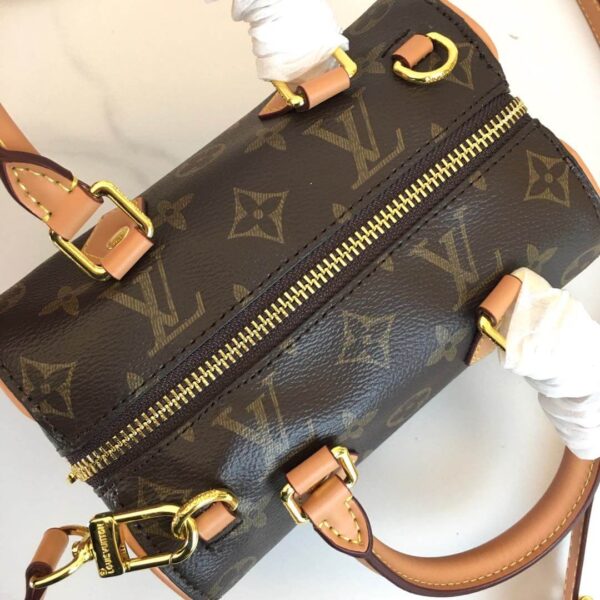 1:1 Replica Louis Vuitton LV Nano Speedy Dating Monogram Luxury Bag For Women M13226 - 18 cm