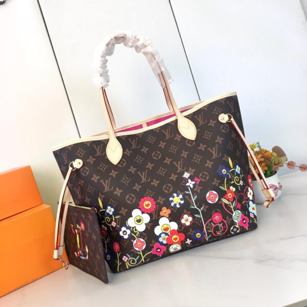 1:1 Replica Louis Vuitton LV X TM Neverfull MM Monogram Luxury Bag For Women M13271 - 32 cm