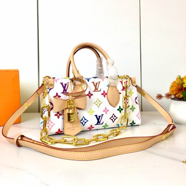 1:1 Replica Louis Vuitton LV X TM Onthego East West Chain Autres Toiles Monogram Luxury Bag For Women M13260 M46653 - 25 cm