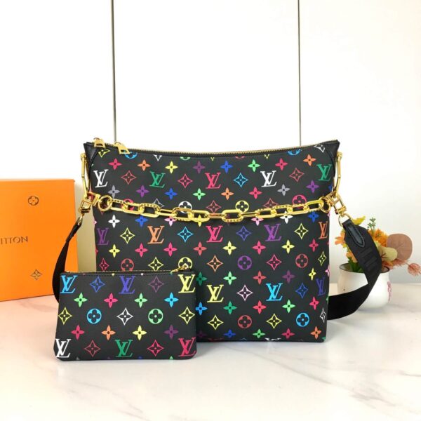 1:1 Replica Louis Vuitton LV Cosmetic Coussin shoulder 2 Luxury bag M12068 M12071 M12072 38cm