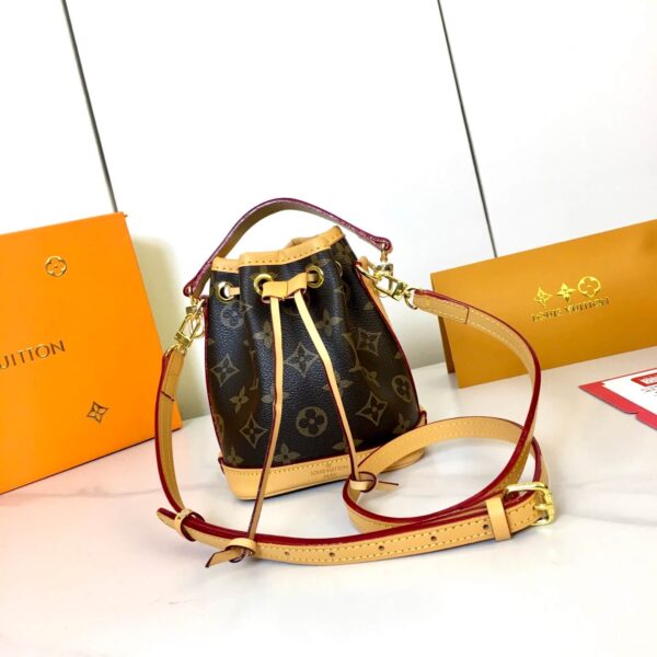 1:1 Replica Louis Vuitton LV Nano Noe Monogram Luxury Bag For Women M81266 - 16 cm