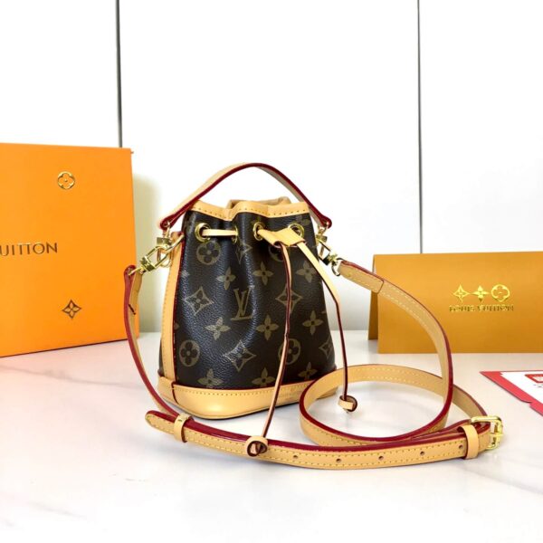 1:1 Replica Louis Vuitton LV Nano Noe Monogram Luxury Bag For Women M81266 - 16 cm