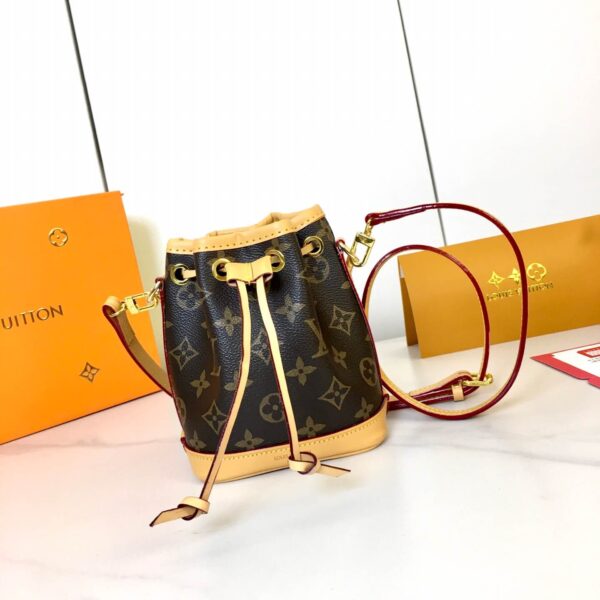 1:1 Replica Louis Vuitton LV Nano Noe Monogram Luxury Bag For Women M81266 - 16 cm
