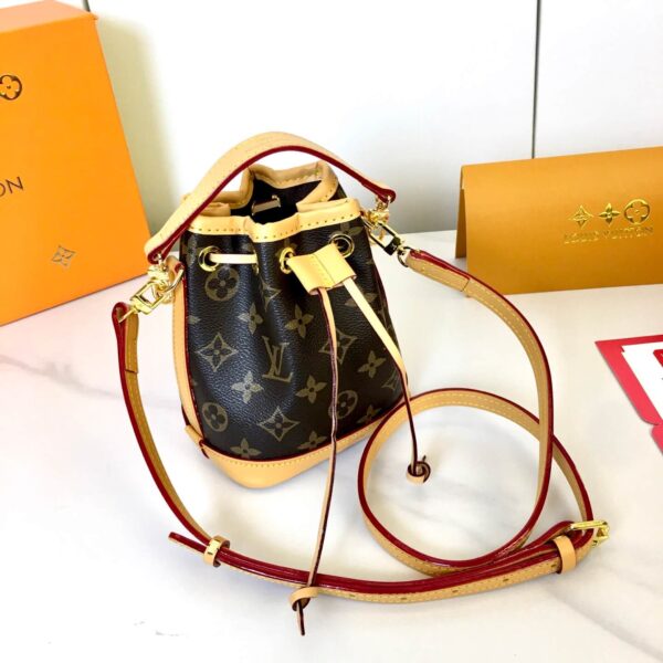 1:1 Replica Louis Vuitton LV Nano Noe Monogram Luxury Bag For Women M81266 - 16 cm