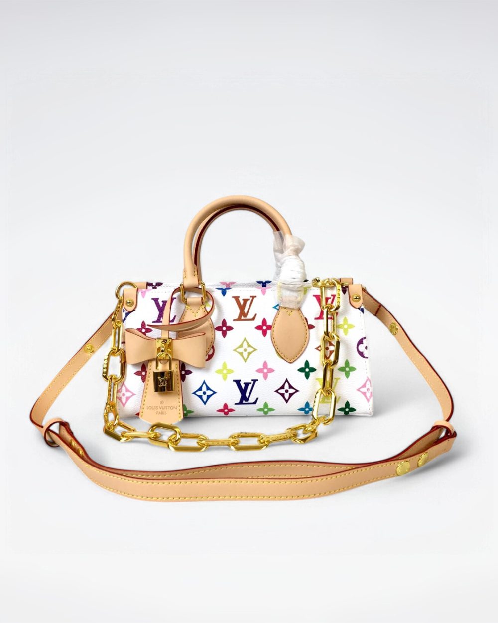 1:1 Replica Louis Vuitton LV X TM Onthego East West Chain Autres Toiles Monogram Luxury Bag For Women M13260 M46653 - 25 cm