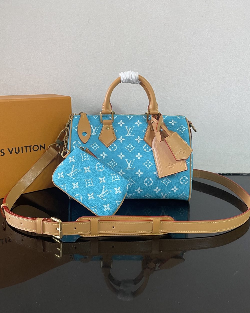1:1 Replica Louis Vuitton LV Speedy P9 Bandoulière 25 Monogram Pattern Luxury Bag For Women 9.8in/25cm - M1156124