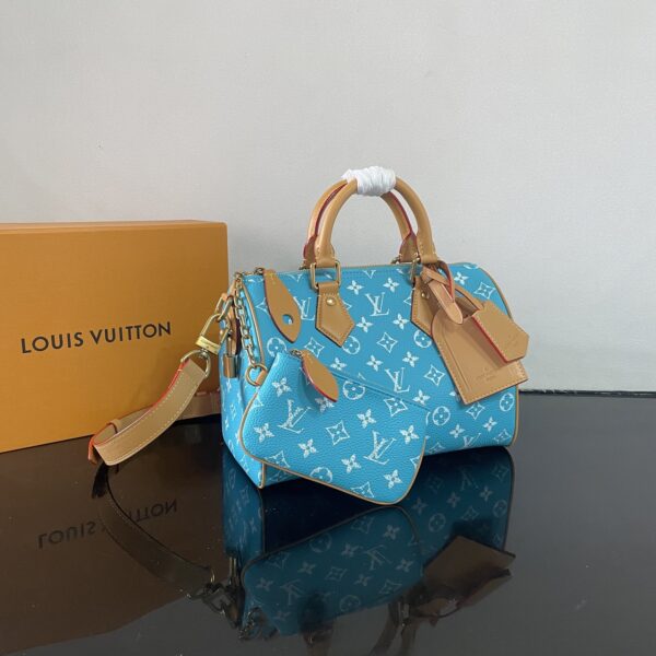 1:1 Replica Louis Vuitton LV Speedy P9 Bandoulière 25 Monogram Pattern Luxury Bag For Women 9.8in/25cm - M1156124